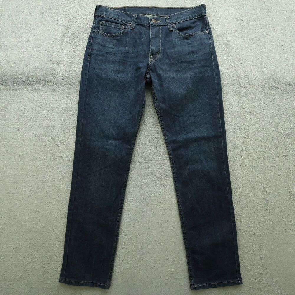 Levi's Jeans Mens 32x32 Blue 511 Slim Straight Flexible Denim Dark Wash